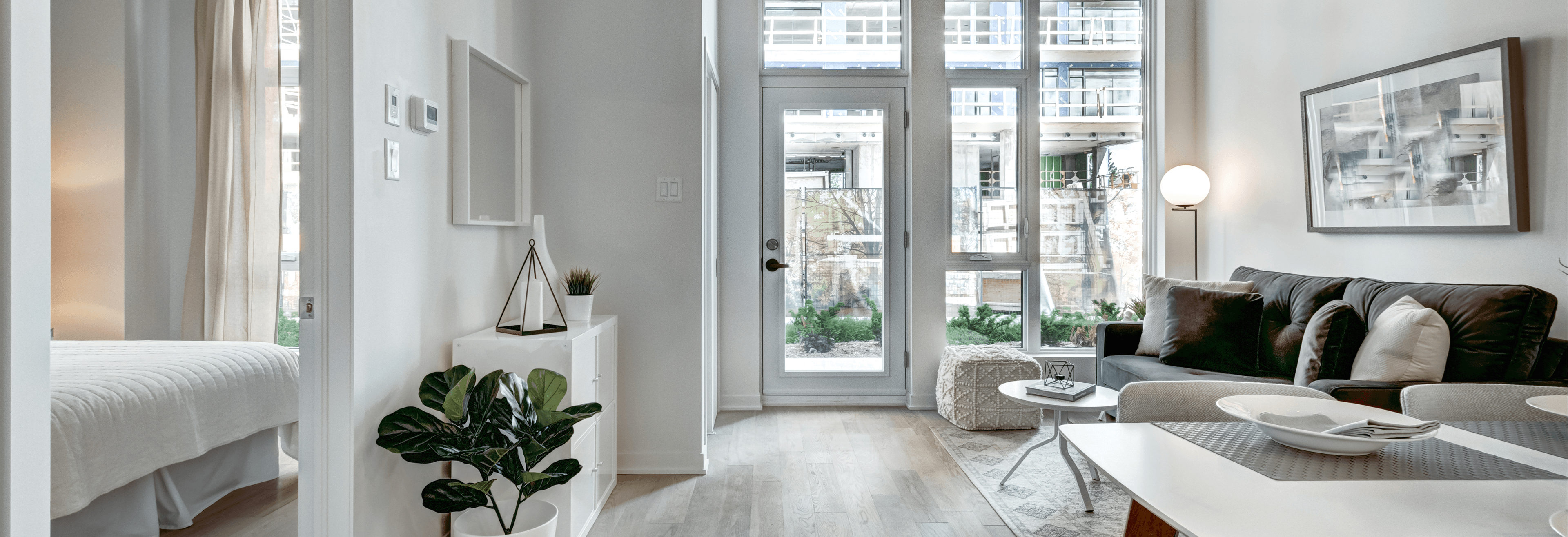 Modernes Wohninterieur als Hintergrundmotiv